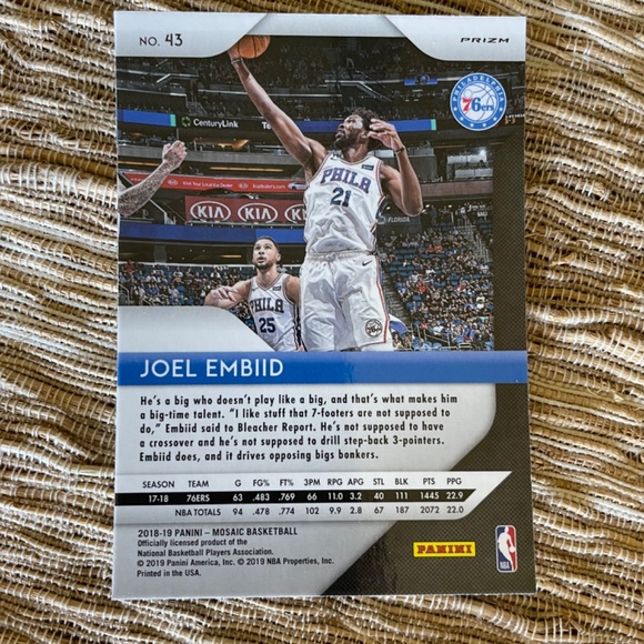 2018-2019 Panini Prizm Basketball Cards - Picture 3 of 3